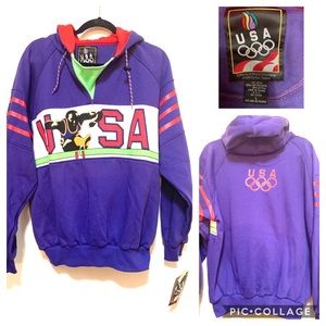 Vintage 90’s Hoodie, 1992 USA Olympics sweatshirt
